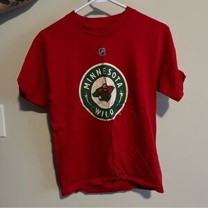 Reebok Red Minnesota Wild Short Sleeve Tee